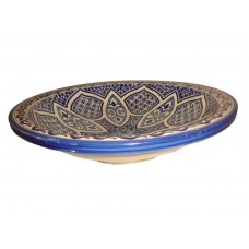 Handmade moroccan design FEZ plate